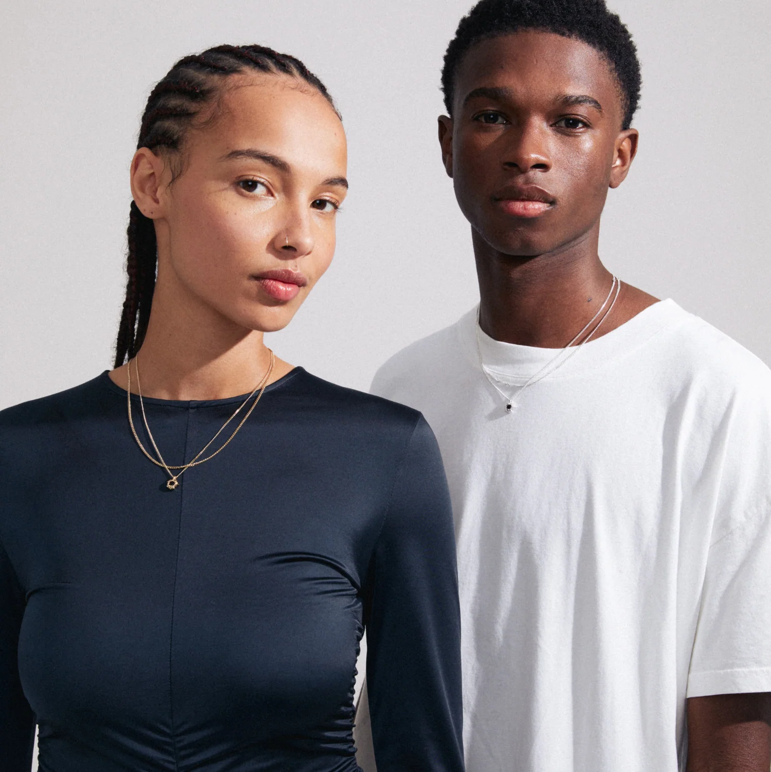 ACT necklace 2-in-1 silver-plated - 6101 - Image 4