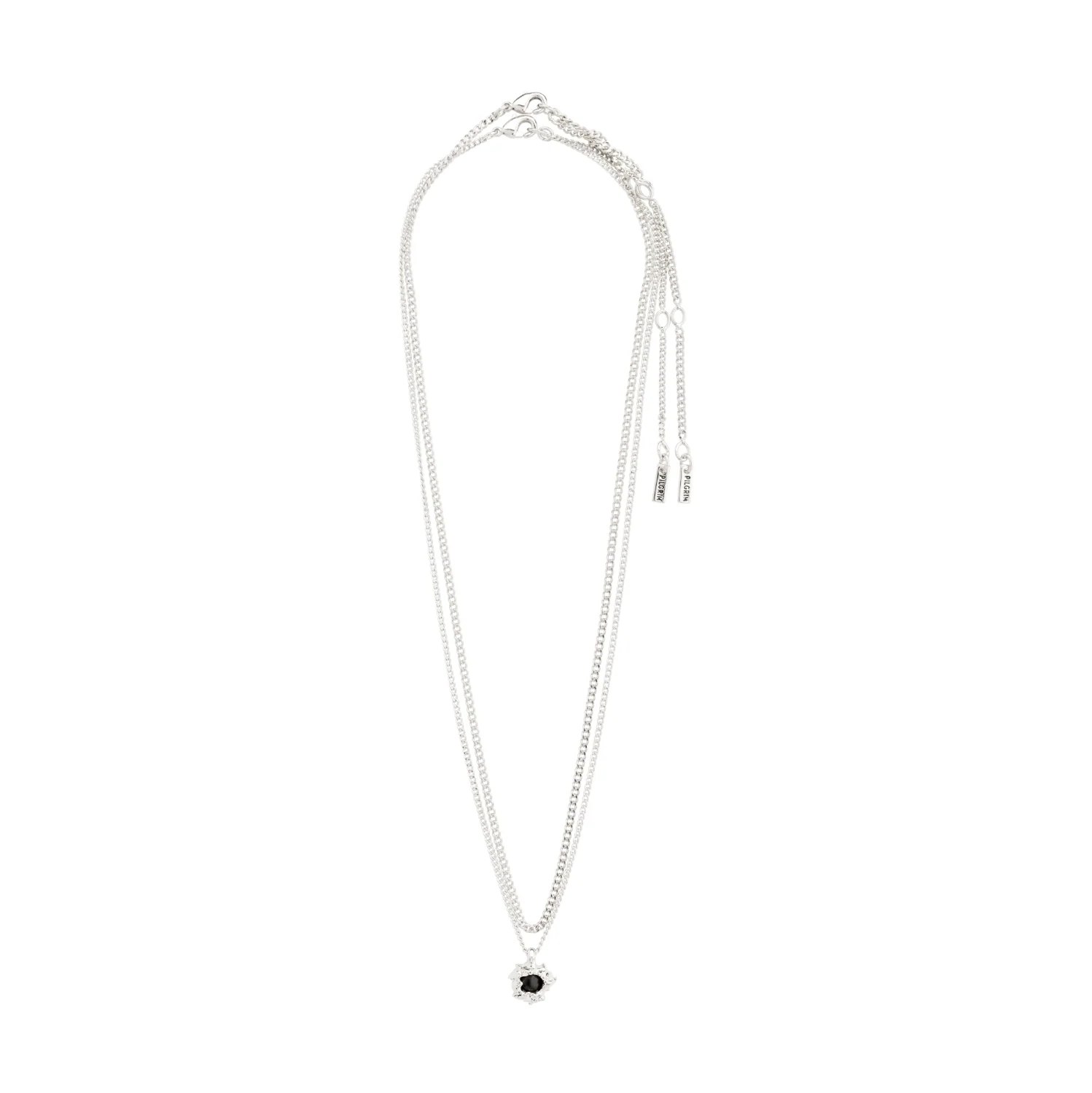 ACT necklace 2-in-1 silver-plated - 6101 - Image 5
