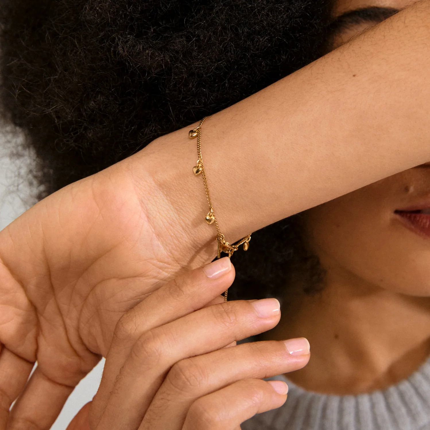 ALIA Delicate Heart Charm bracelet gold-plated - 2012 - Image 3