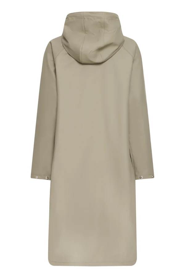 AVAN 6 Long Raincoat in Vetiver - Image 4