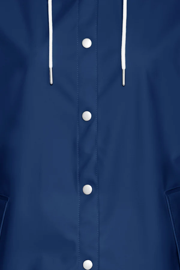 AVAN 9 Short Raincoat in Bright Blue - Image 3