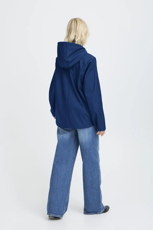 AVAN 9 Short Raincoat in Bright Blue - Image 8