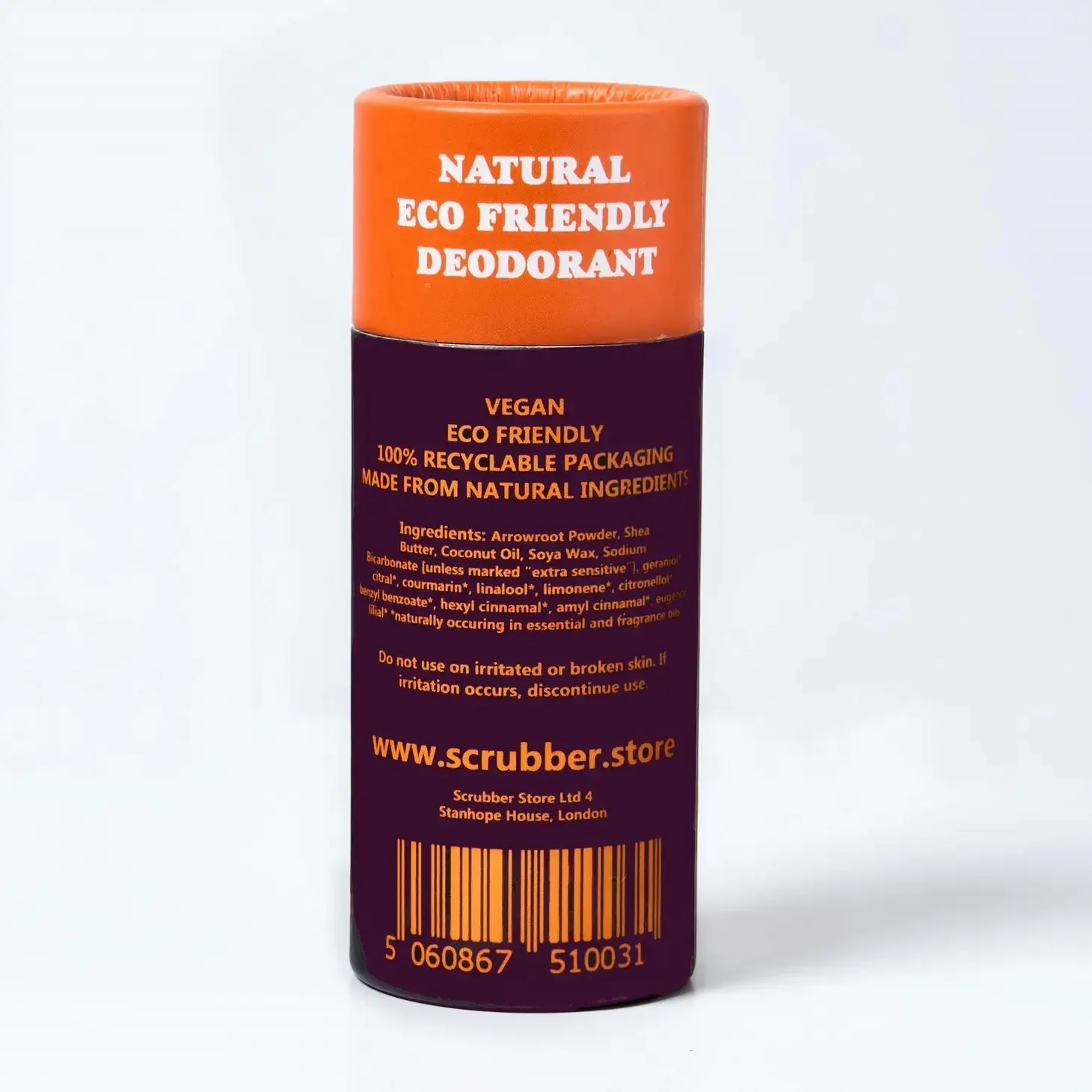 Eco Friendly Retro Deodorant Stick - Patchouli and Mango - Image 3