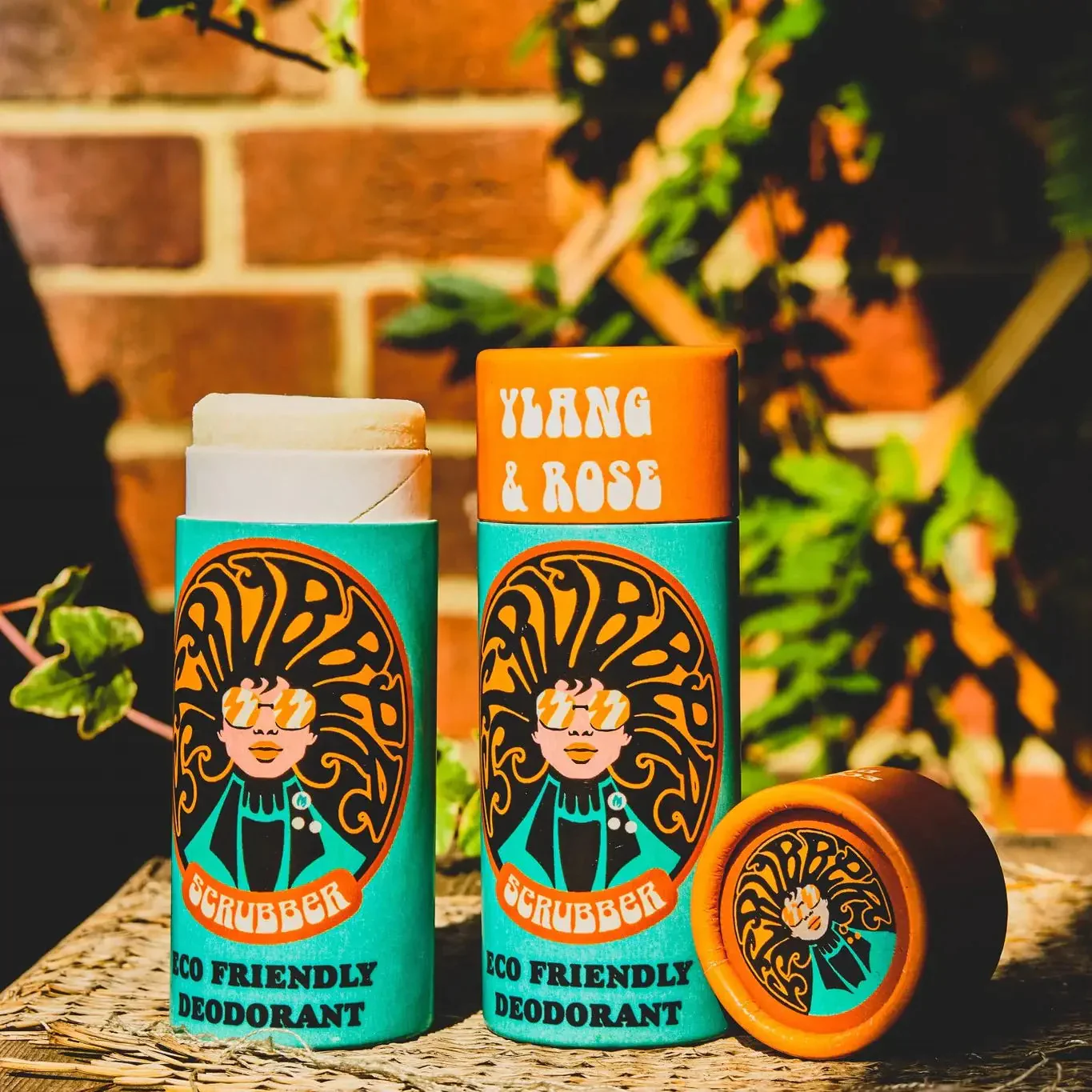 Eco Friendly Retro Deodorant Stick - Ylang and Rose - Image 3