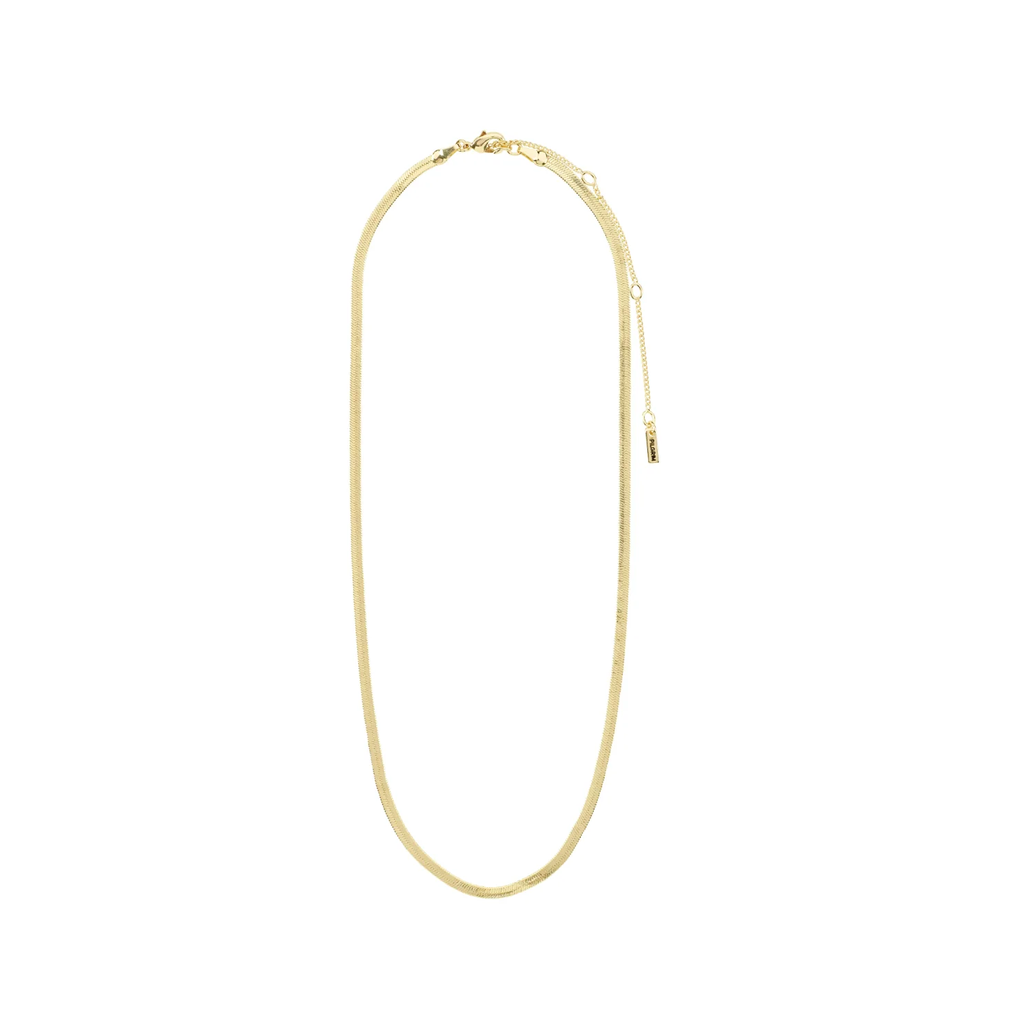 JOANNA flat snake chain necklace gold-plated - 2001 - Image 4