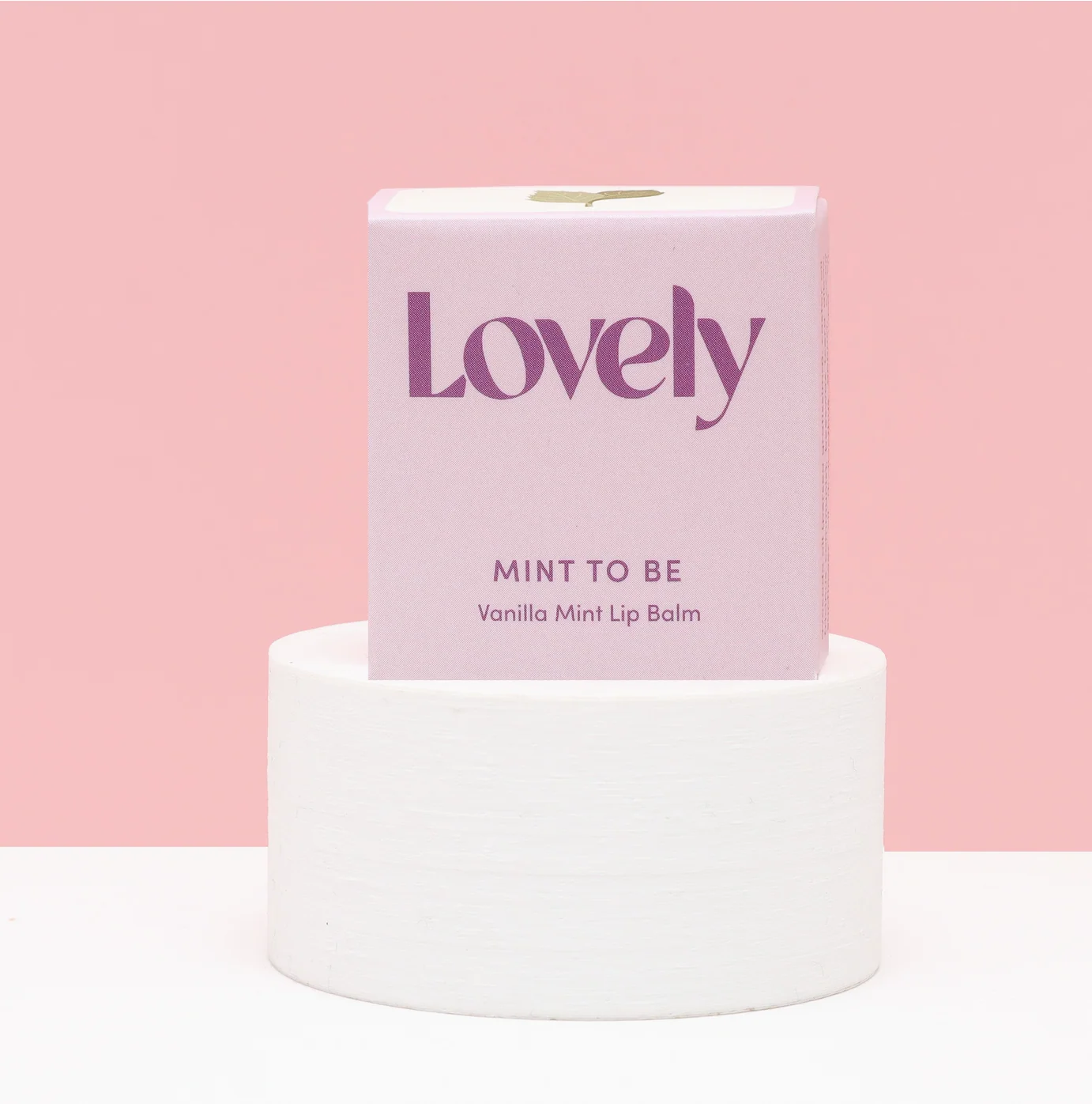 LOVELY Lip Balm - Peppermint and Vanilla - Mint to Be - Image 3