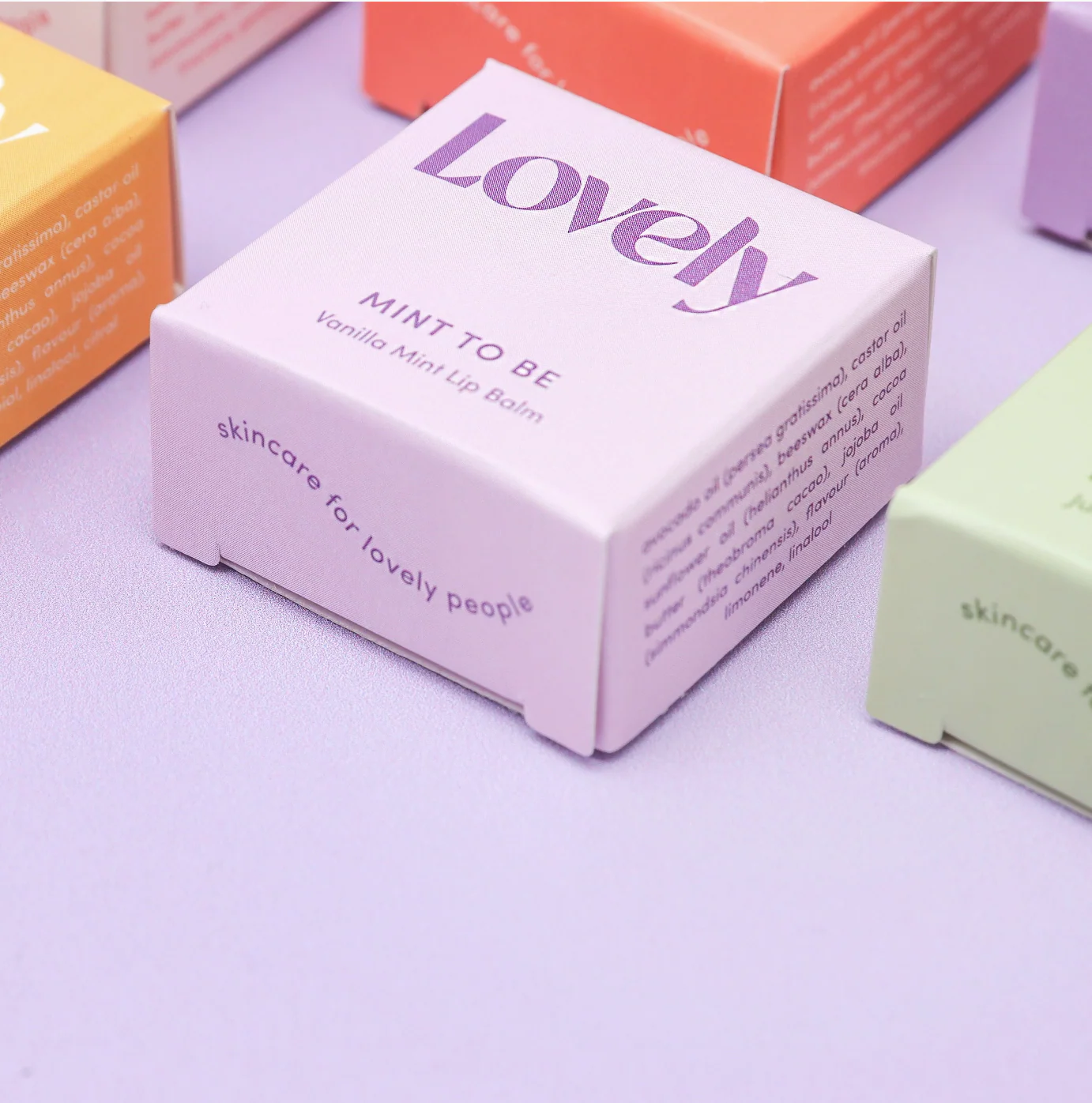 LOVELY Lip Balm - Peppermint and Vanilla - Mint to Be - Image 4