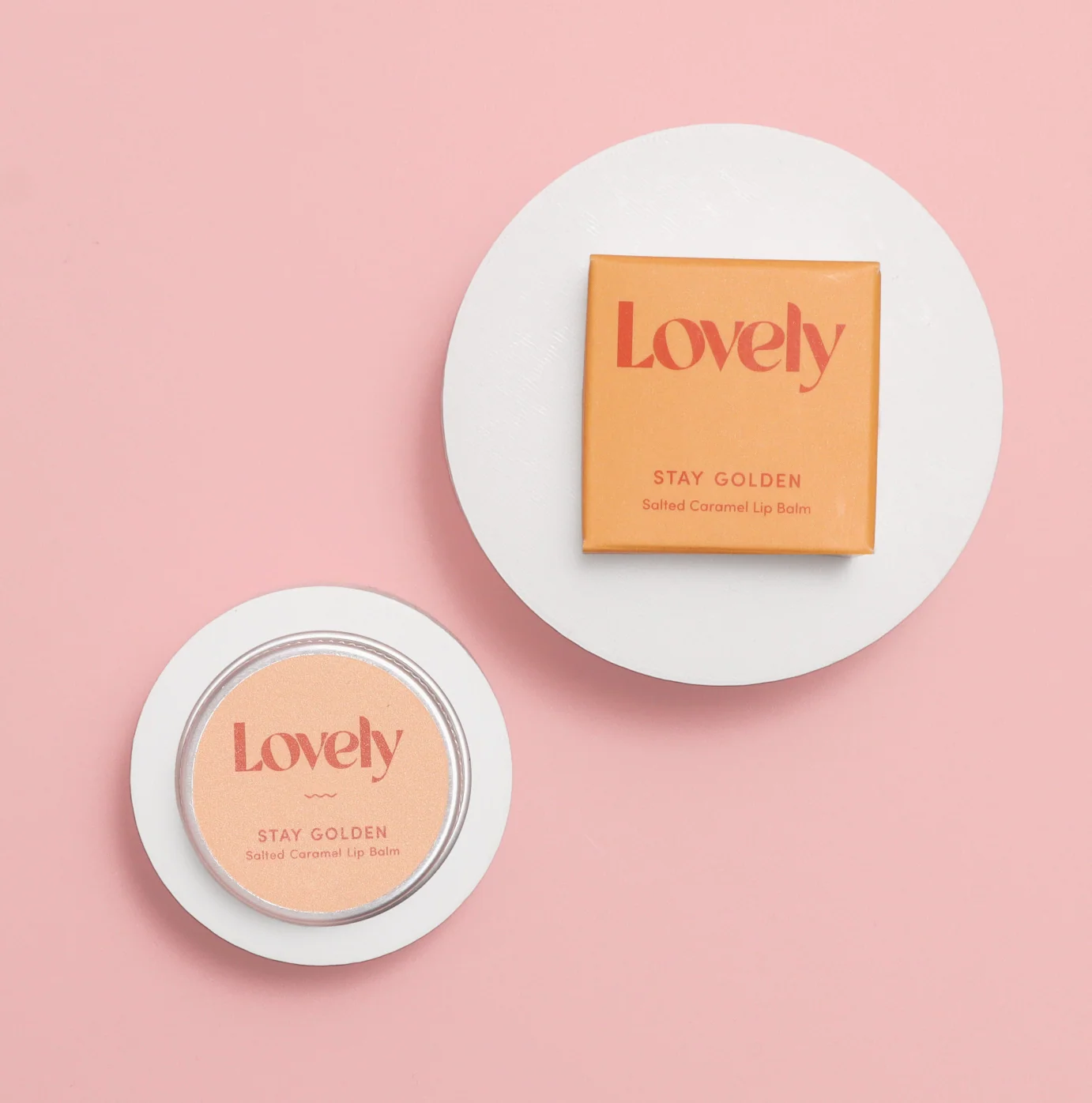 LOVELY Lip Balm - Salted Caramel - Stay Golden - Image 5
