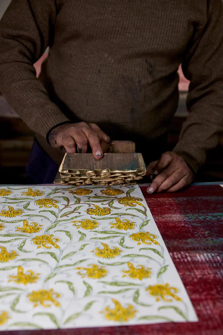 Paper Mirchi Sustainable Luxe Gift Bag in Yellow Florals- Small - Image 13