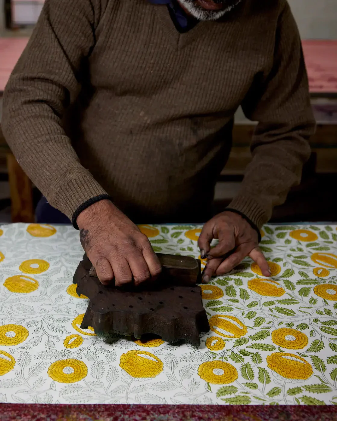 Paper Mirchi Sustainable Luxe Gift Bag in Yellow Florals- Small - Image 9